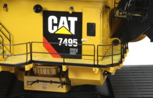 Miniature Construction World - Caterpillar 7495HF Rope Shovel